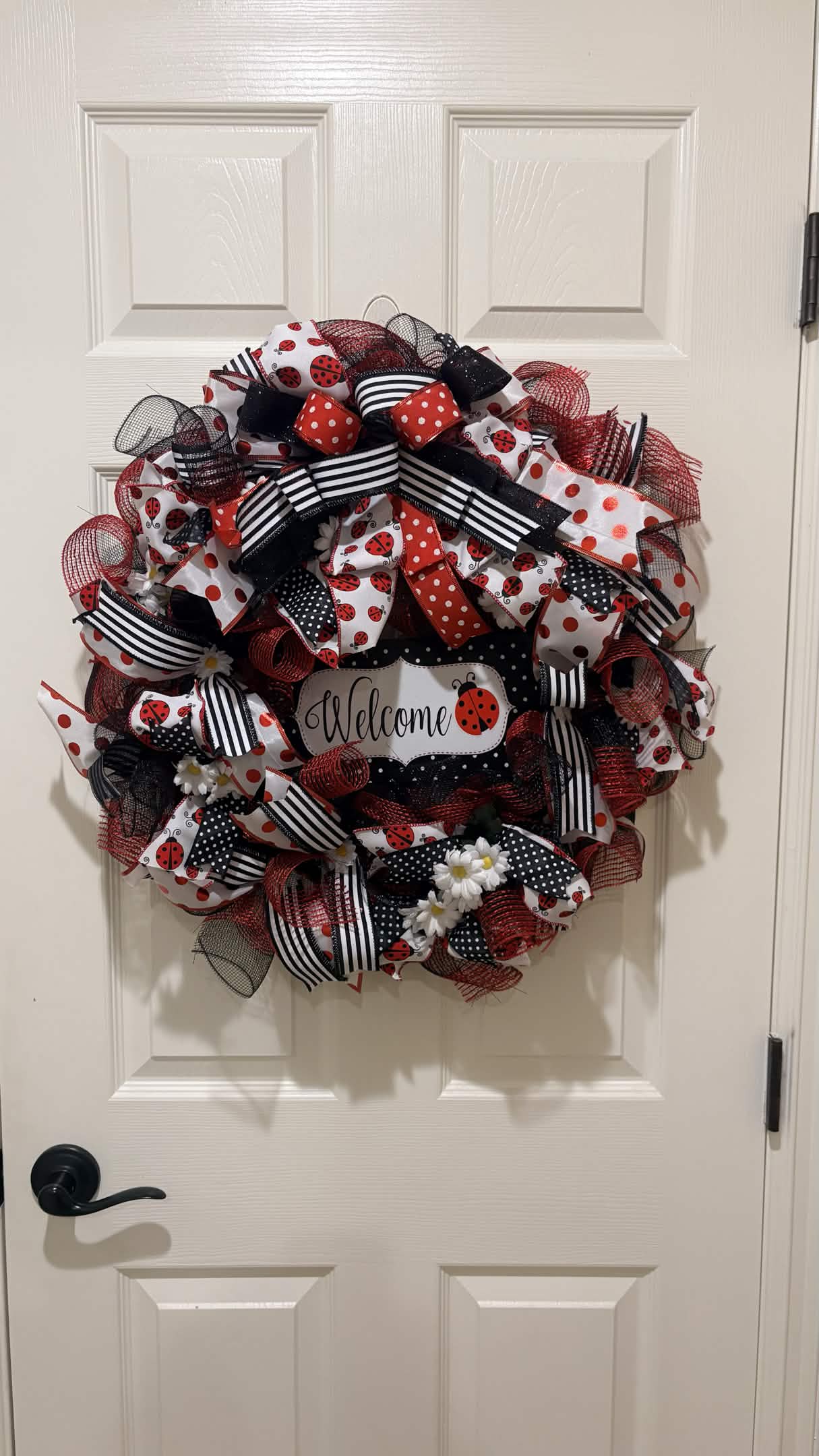 Lucky Ladybug Welcome Wreath