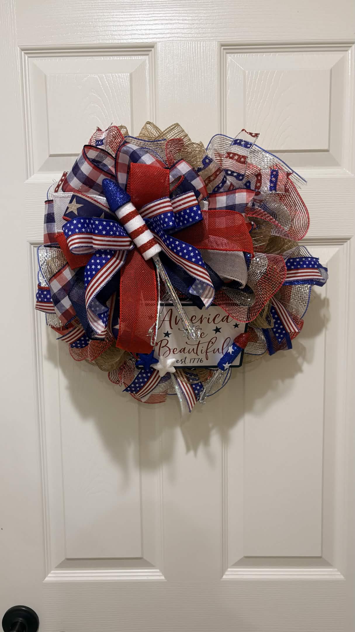 Stars & Stripes Forever Wreath red