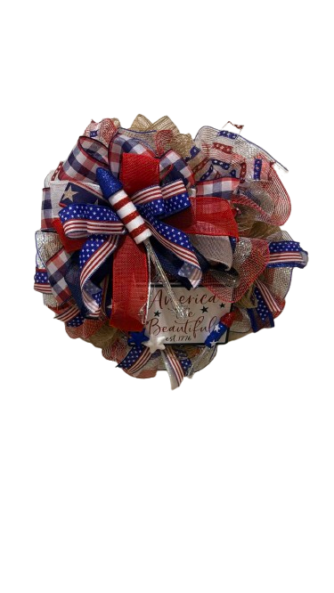 Stars & Stripes Forever Wreath red
