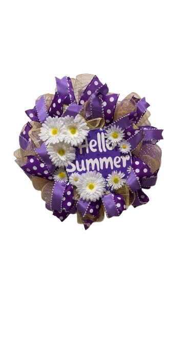 Sunny Days Hello Summer Wreath