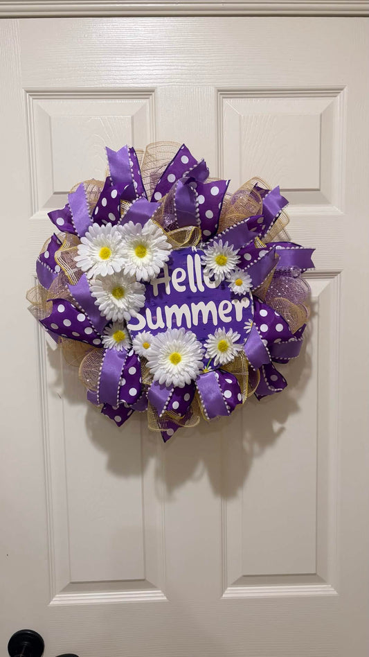 Sunny Days Hello Summer Wreath